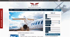 Desktop Screenshot of airtaxi.pl